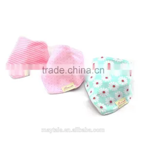 3 PACK Baby Bandana Droll Bibs With Snaps thumbnail-1