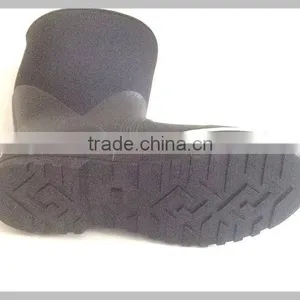 2015 Mens Neoprene Rubber Boots Fishing High Boots Neoprene Work BootsCamo Neoprene Lining Durable Shoes thumbnail-2
