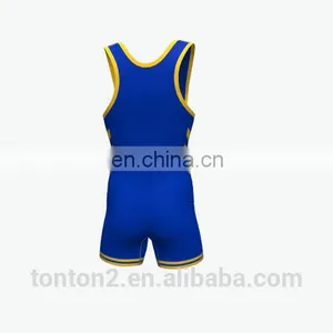 Wholesale Custom Men's Wresting Singlets thumbnail-4