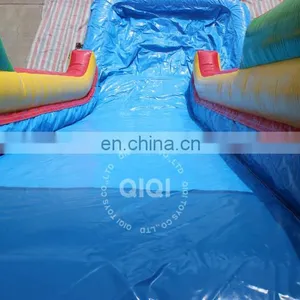 Grade Tropical Giant Inflatable Water Slide With Pool for Kids N Adults From China thumbnail-3