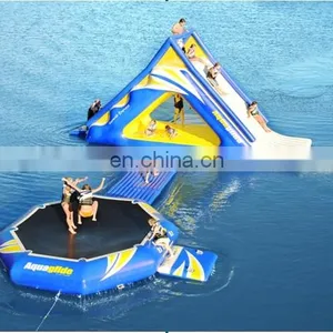 Best Price Inflatable Trampoline on Water ,inflatable Jumping Platform,water Park Floating thumbnail-4
