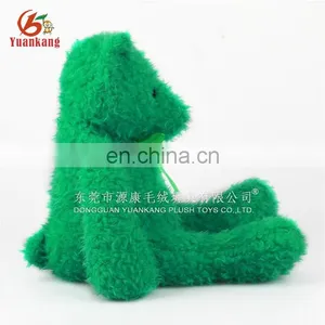Soft Cotton Filled 30cm Custom Personalized Green Teddy Stuffed Bear thumbnail-2