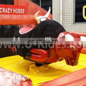 Big Body Inflatable Mechanical Rodeo Bull thumbnail-2