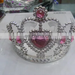 Party Carnival Cheap Child Small Plastic Pink Princess Crown Toys PH-0026 thumbnail-1