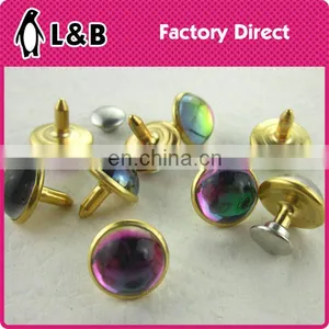 8mm Long Shank Jeans Rhinestone Rivet thumbnail-2