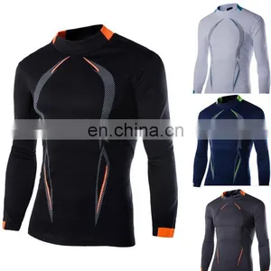 Blank Men Rash Guards / Men's Long Sleeves Rash Guard Anti-UV thumbnail-1