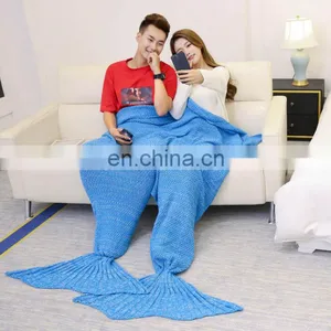 Wholesale Blanket Double Mermaid Tail Blanket thumbnail-6