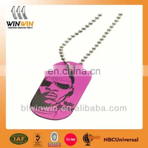 New Design Pink Metal Dog Tags thumbnail-2