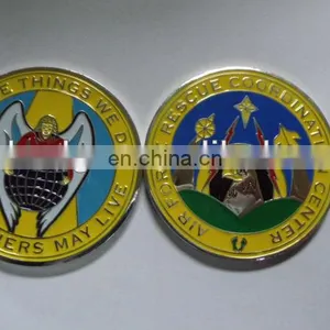 3D Custome Soft Enamel Environmental Protection Theme Double Sided Coin thumbnail-1
