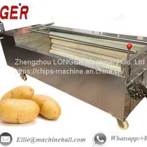 Fruit and Vegetable Washing and Peeling Machine For Sale thumbnail-5