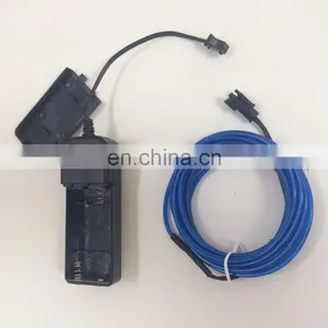 Car EL Wire With Belt Sound Active Flashing Kit Set thumbnail-5