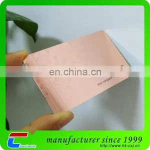 Rose Gold Metal Business Cards thumbnail-1