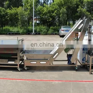 Leaf Vegetable Cutting Machine/cabbage Lettuce Ozone Washing Machine/leaf Vegetable Washing Processing Line thumbnail-5