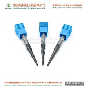 WTFTOOLS Manufacturer Nonstandard Solid Carbide Taper End Mill Cutter thumbnail-5