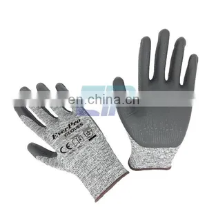Hyflex 11-801 Nylon Glove Black Foam Nitrile Coating Knit Wrist Cuff With Lightweight Grip And Cofort thumbnail-1