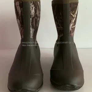 Outdoors Camo Women Neoprene Keep Warm Boot, Cheap Lady Neoprene Boots, Camo Neoprene Ladies Boots, Female Neoprene Shoes thumbnail-2