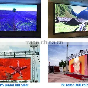 Hot Sale Super Slim Aluminum Profile for Good Price P3 P4 P5 P6 P7.62 Shenzhen LED Indoor Full Color Rental Video Display Panel thumbnail-1