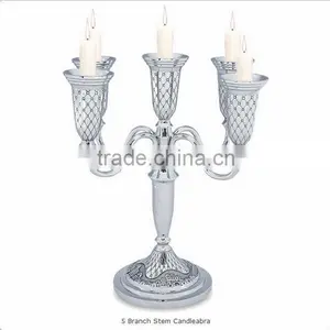 Brass Menorah Religious Candelabra With Polished Finish thumbnail-6