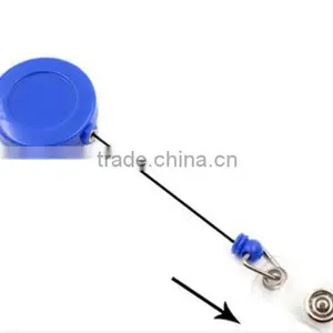 New ID Card Holder 20pcs Reel Retractable Badge Key Tag Clip Name Smiling Face thumbnail-5