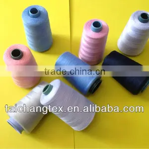 Spun Polyester Yarn for Sewing Thread Black thumbnail-1