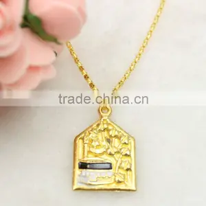 Religious Plated Metal Cross Pendant thumbnail-1