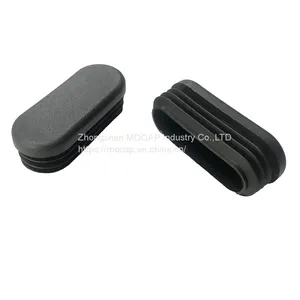 Plastic Furniture Oval Tube Plugs for Table Chair Desk Pipe thumbnail-5