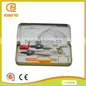School Geometry Compass Pencil Sharpener Eraser Box thumbnail-2