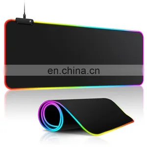 New Popular Led Rgb Wired Waterproof Mouse Pad Colorful Lights Custom Anti Slip Game Mouse Keyboard Pad thumbnail-1