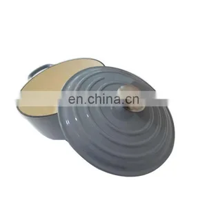 24 cm 26 cm Enamel Any Color Cast Iron Cookware thumbnail-3
