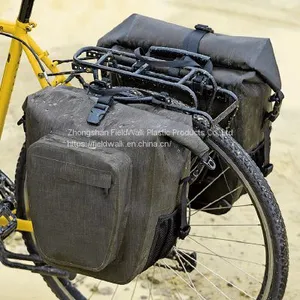 27L Multi-functional Waterproof Bike Pannier Bag Bike Rear Rack Tail 600D Fit Fabric Bike Side Bag thumbnail-2