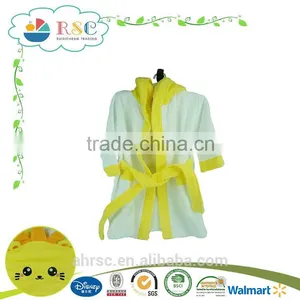 Solid Color Baby Cotton Quilted Bathrobe thumbnail-5