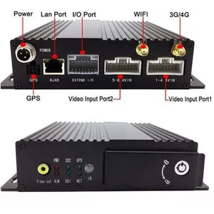 3G/GPS Hard Disk & SD Card CCTV Vehicle 4CH /8CH DVR Car Mobile DVR Recorder thumbnail-3