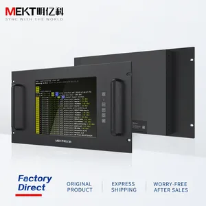 Customized 1000 Nit Brightness Touch Display Rack Mounted Industrial Touch Display With VGA DP HD thumbnail-1