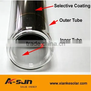 58mm 1800mm Low Price Solar Water Heater Evacuated Tube thumbnail-1