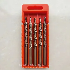 5pcs Customized HSS Step Drill 6542 High Speed Steel Step Drill 9mm to 4.5mm Step Drill With 2nd Level Straight Shank for Stainless Steel, Aluminum Alloy, Wood Screws and Countersink Drill Bits. 5pcs for Deal, Customized 300pcs for Deal thumbnail-2
