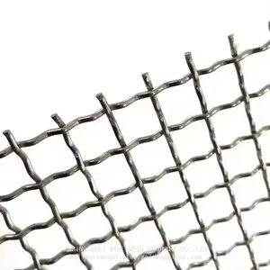 Stainless Steel Crimped Wire Mesh Screen, 316 Construction Steel Mesh Screen Using Crimped Wire Mesh Screen/ ss 304 Ss316 Crimp Wire Mesh thumbnail-4