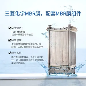 Hollow Fiber Curtain Microfiltration MBR Membrane Module for Wastewater Treatment Filtration Membrane thumbnail-5