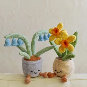 Crochet Flowers and Plant Pots thumbnail-1