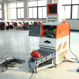 Small Cable Wire Granulator Machine Scrap Copper Granular Crushing Rubber Shredding MIni Plastic Cutter in Recycle Market thumbnail-1