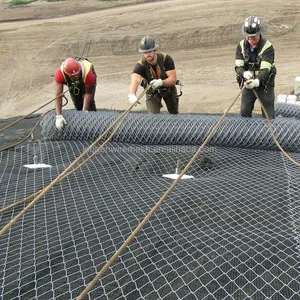 G65/3 Woven Steel Wire Rockfall Netting Plain Weave Slope Protection Mesh Zn/AI Coating Wholesale Supplier for Cliffs/Highways thumbnail-2
