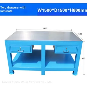 Hengna Explosion Proof Heavy Duty Steel Workbench for New Energy Battery Workshop – Lithium Ion Battery Assembly Station Supplier thumbnail-3