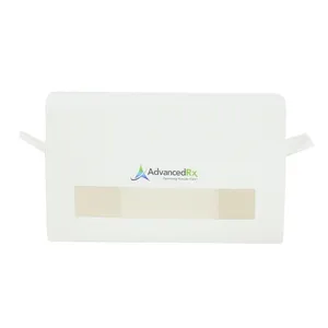 Custom Chemical White Simple Logo Display Package Cardboard Wellness Packing Boxes With Window thumbnail-5