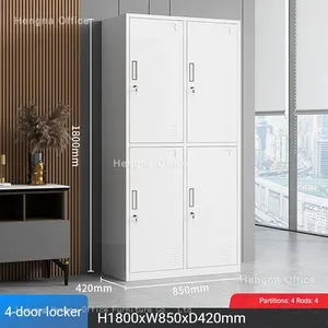 4-Door Steel Locker for Locker Rooms and Public Facilities – Space-Saving and Robust thumbnail-2