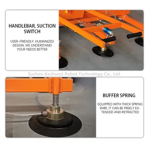 SOVE Electric Glass Suction Cup Powerful Curtain Wall Intelligent Vacuum Lifting Machine Glass Lifting Suction Cup Hoist thumbnail-4