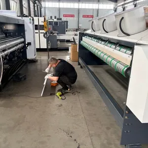Economic 3 Color Printing Slotting Die Cutting Carton Machine thumbnail-4
