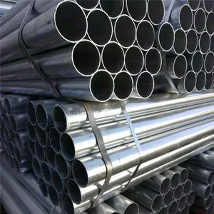 Anti-corrosion Hot-dip Galvanized Round Steel Pipe With Cutting Service for Greenhouse Steel Structures thumbnail-4