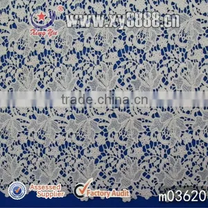 French 100% Cotton Lace Fabric in Guangzhou thumbnail-1
