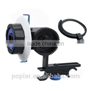Poplar High Quality Dslr Rig Kit Support Mount Rig+Hand Grip+Follow Focus+Matte Box+C Shape Support +Top Handle For DV thumbnail-4