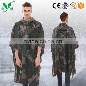 YANLI Military Poncho Raincoat for Army or Tactical Use thumbnail-1