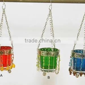 Hanging T.Light, Christmas Decoration, Home & Office Decor, Garden Decor, Wedding Tent Decorator, Corporate Gift 90004 thumbnail-1